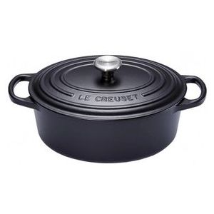 Braadpan Le Creuset Signature Ovaal Mat Zwart 40 cm