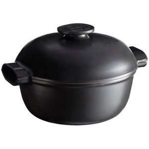 Kookpan Emile Henry Delight Rond Slate 4 L