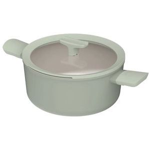 LEO Kookpot antikleef met deksel Balance Sage - Ø 24x11,50cm - Sage -