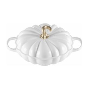 Braadpan Le Creuset Campagnard Signature Pompoen Wit 28 cm