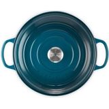 Braadpan Le Creuset Campagnard Deep Teal 30 cm