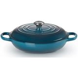 Braadpan Le Creuset Campagnard Deep Teal 30 cm