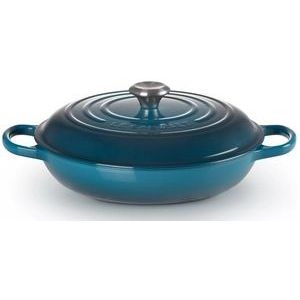 Braadpan Le Creuset Campagnard Deep Teal 30 cm