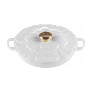 Braadpan Le Creuset Campagnard Bloesem Signature Wit 26 cm