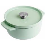 Braadpan KitchenAid Cast Iron Pistachio 22 cm