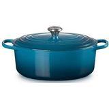 Braadpan Le Creuset Signature Ovaal Deep Teal 31 cm