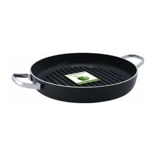GreenPan Essentials grillpan Ø28cm - zwart - Inductie - PFAS-vrij