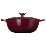 Le Creuset - Marmite - Braadpan - Garnet - 26 cm - Gietijzer