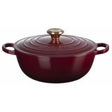Le Creuset - Marmite - Braadpan - Garnet - 26 cm - Gietijzer