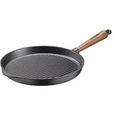 Grillpan Skeppshult Walnoothout Handgreep 28 cm