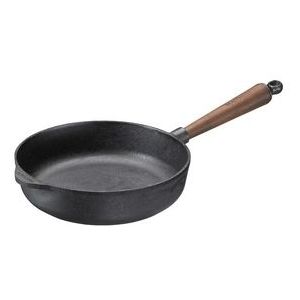 Diepe Koekenpan Skeppshult Walnoothout Handgreep 25 cm
