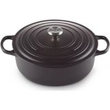 Braadpan Le Creuset Signature Laag Mat Zwart 30 cm