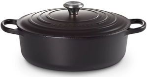 Braadpan Le Creuset Signature Laag Mat Zwart 30 cm