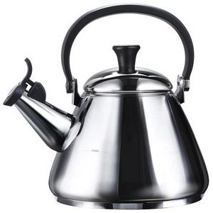Le Creuset Kone Fluitketel, 1,6L glanzend RVS