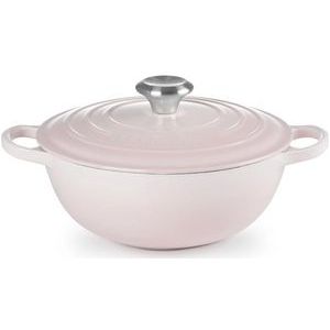 Braadpan Le Creuset Marmite Gietijzer Shell Pink 24 cm