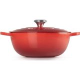 Le Creuset - Braadpan Signature - Kersenrood - Gietijzer
