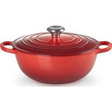 Le Creuset - Braadpan Signature - Kersenrood - Gietijzer