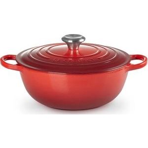 Le Creuset - Braadpan Signature - Kersenrood - Gietijzer