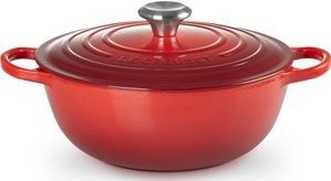 Le Creuset - Braadpan Signature - Kersenrood - Gietijzer