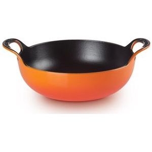 Wokpan Le Creuset Balti Oranjerood 24 cm