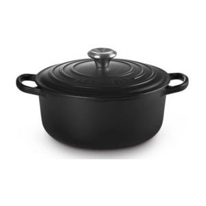 Le Creuset - Braadpan Signature - Mat Zwart - Gietijzer - Ø 20 cm