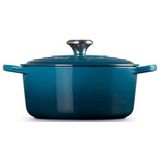Le Creuset - Braadpan Signature - Deap Teal - Gietijzer - Ø 24 cm