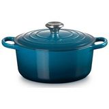 Le Creuset - Braadpan Signature - Deap Teal - Gietijzer - Ø 24 cm