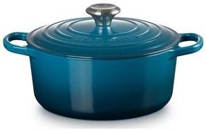 Le Creuset - Braadpan Signature - Deap Teal - Gietijzer - Ø 24 cm