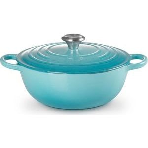 Braadpan Le Creuset Marmite Gietijzer Caribbean Blue 26 cm