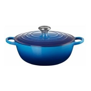 Braadpan Le Creuset Marmite Gietijzer Azure 28 cm