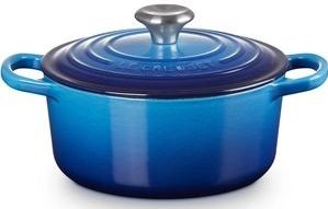 Le Creuset - Braadpan Signature - Azure - Gietijzer - 1,8 Liter