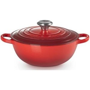 Braadpan Le Creuset Marmite Gietijzer Kersenrood 24 cm