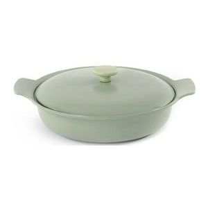 Braadpan met deksel 28 cm, Gietijzer, Groen - BergHOFF | Ron