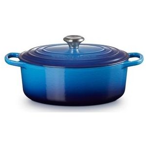 Braadpan Le Creuset Signature Ovaal Azure 29 cm