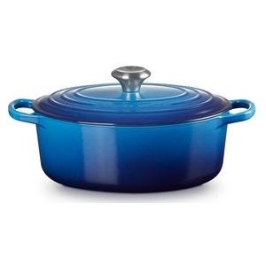 Braadpan Le Creuset Signature Ovaal Azure 27 cm