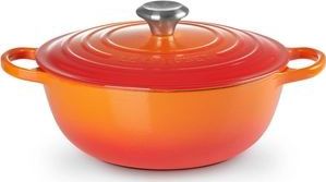 Le Creuset - Braadpan Signature - Marmite - Oranjerood - Gietijzer