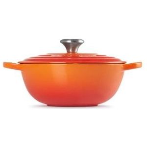 Braadpan Le Creuset Marmite Gietijzer Oranjerood 24 cm