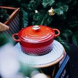 Le Creuset - Braadpan Signature - Kersenrood - Gietijzer - Ø 30 cm