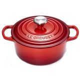 Le Creuset - Braadpan Signature - Kersenrood - Gietijzer - Ø 30 cm