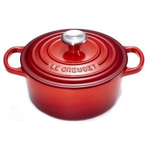 Le Creuset - Braadpan Signature - Kersenrood - Gietijzer - Ø 30 cm