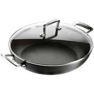 Sauteerpan Le Creuset TNS Provençaals Mat Zwart met Deksel 30 cm