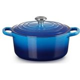 Le Creuset Braadpan Signature Azure 22 cm / 3,3 Liter