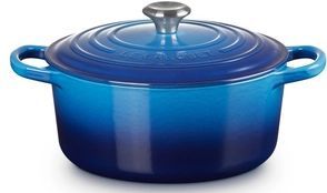 Le Creuset Braadpan Signature Azure 22 cm / 3,3 Liter