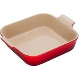 Ovenschaal Le Creuset Vierkant Kersenrood 30/ 23 cm