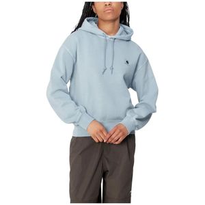 Carhartt Wip, Dames, Sweatshirts & Hoodies, Blauw, Maat: S Katoen,