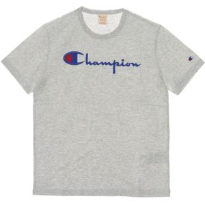 Champion, Heren, Tops, Grijs, Maat: L