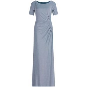 vera mont, Dames, Jurken, Blauw, Maat: 3XL Jersey,