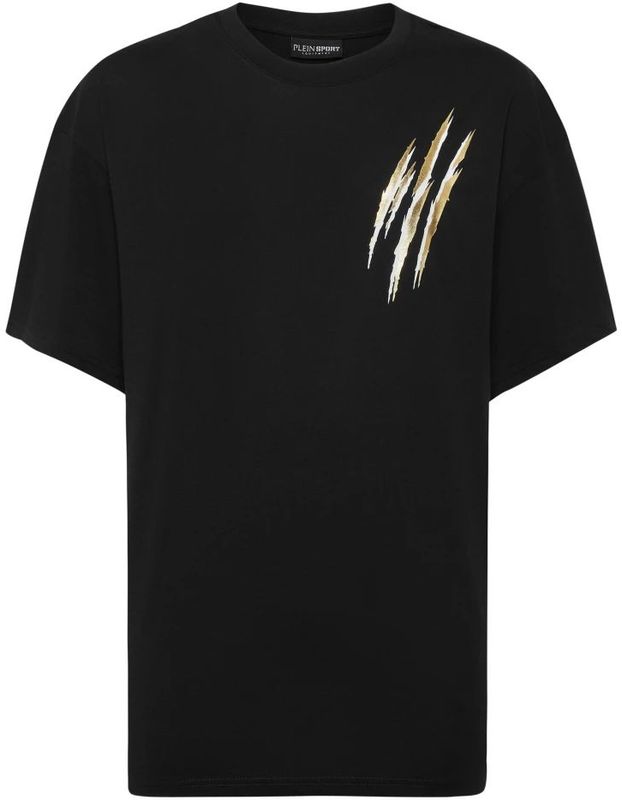 Philipp Plein Sport Run Faster Scratch T-shirt Met Korte Mouwen