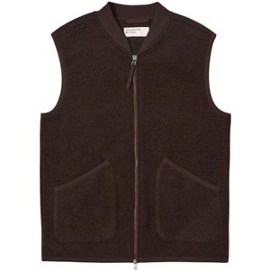 Universal Works, Heren, Jassen, Bruin, Maat: S Wol,