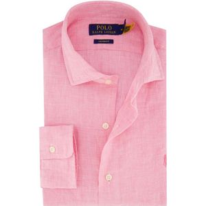 Polo Ralph Lauren, Heren, Overhemden, Roze, Maat: 2XL